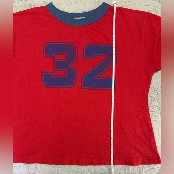 NWT Ragabond x Free People Lost & Found Ringer Tee XS Red Vintage - Picture 5 of 11